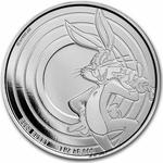 Samoa / Silver Ounce 2022 Looney Tunes - Bugs Bunny / Proof - reverse photo