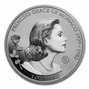 Samoa / Silver Ounce 2022 Shadow Minting - Grace Kelly - reverse photo