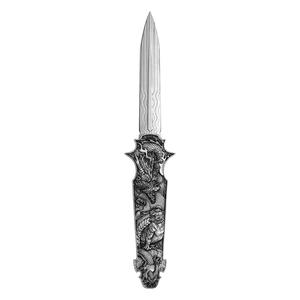 Samoa / Silver Two Ounces 2025 Dragon Tiger Switchblade - reverse photo