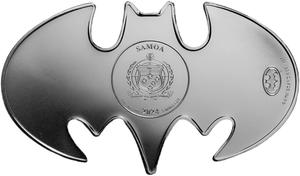 Samoa / Silver Ounce 2024 Batman Batarang Shape - obverse photo