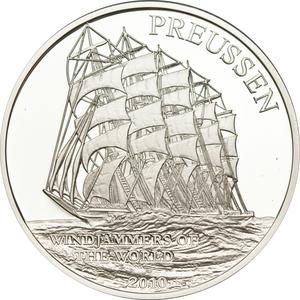 Samoa / Ten Dollars Silver 2010 Preussen - reverse photo