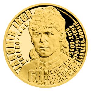 Samoa / Gold Quarter Ounce 2020 Jaromir Jagr - reverse photo