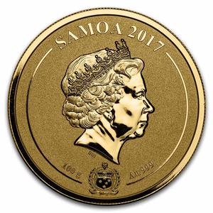 Samoa / Gold One Hundred Grams 2017 United States Capitol - obverse photo