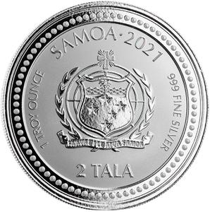 Samoa / Silver Ounce 2021 Jesus - Alpha and Omega - obverse photo