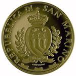Fifty Euro Gold 2014 Castles Acquaviva Domagnano: Photo Coin, San Marino, Fifty Euro Gold 2014 Castles Acquaviva Domagnano / thumbnail