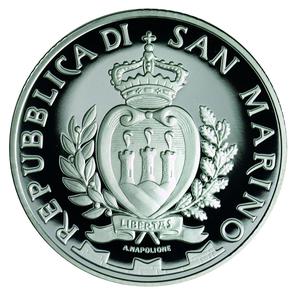 San Marino / Five Euro Silver 2016 Giovanni Bellini - obverse photo