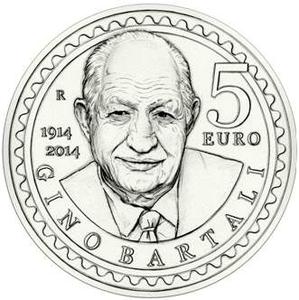 San Marino / Five Euro 2014 - reverse photo