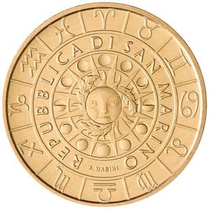 San Marino / Five Euro 2020 Zodiac - Sagittarius - obverse photo