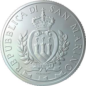 San Marino / Ten Euro Silver 2017 AS Roma - obverse photo