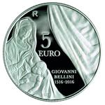 Five Euro Silver 2016 Giovanni Bellini: Photo Coin, San Marino, Five Euro 2016 Giovanni Bellini / thumbnail