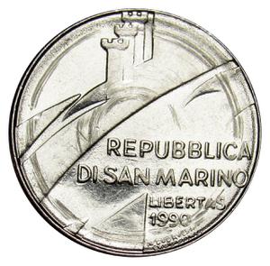 San Marino / One Hundred Lire 1990 - obverse photo
