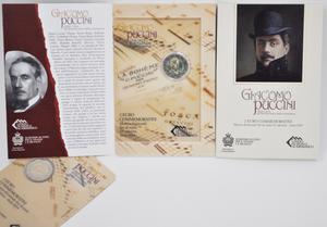 San Marino / Two Euro 2014 Giacomo Puccini - reverse photo