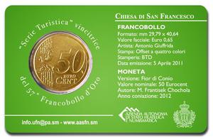 San Marino / Fifty Euro Cents 2012 - reverse photo