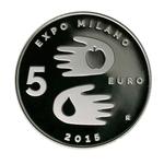 Five Euro 2015 Expo Milano: Photo Coin, San Marino, Five Euro 2015 Expo Milano / thumbnail
