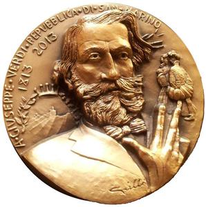 San Marino / Medal 2013 Giuseppe Verdi - reverse photo