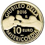 Ten Euro Gold 2016 Jubilee of Mercy: Photo Coin, San Marino, Ten Euro Gold 2016 Jubilee of Mercy / thumbnail