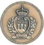 Bronze Medal 2012 Coat of Arms: Photo Coin, San Marino, Bronze Medal 2012 Coat of Arms / thumbnail
