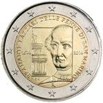 Two Euro 2014 Bramante Lazzari: Photo Coin, San Marino, Two Euro 2014 Bramante Lazzari / thumbnail