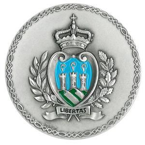San Marino / Silver Medal 2012 Coat of Arms - obverse photo