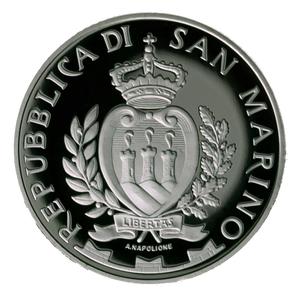 San Marino / Five Euro 2015 Expo Milano - obverse photo