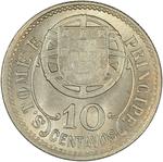 Ten Centavos 1929: Photo Coin, São Tomé and Príncipe, Ten Cents 1929 / thumbnail