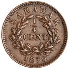 Quarter Cent 1870: Photo Bronze 1/4 cent, Birmingham, 1870 / thumbnail