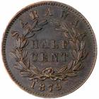 Half Cent (Large): Photo Sarawak 1879 1/2 cent