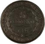 Five Centesimi 1826: Photo Coin, Sardinia, Five Centesimi 1826 / thumbnail
