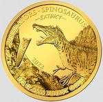 Gold Half Gram 2022 Extinct Predators - Spinosaurus: Photo 0.5 g Gold, Spinosaurus, Senegal 2022 / thumbnail