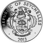Five Rupees 2013 Pope Francis: Photo Coin, Seychelles, Five Rupees 2013 Pope Francis / thumbnail
