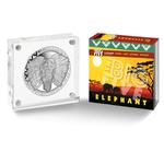 Silver Two Ounces 2019 Big Five - Elephant: Photo Coin, Sierra Leone, Silver Two Ounces 2018 Big Five - Elephant / thumbnail