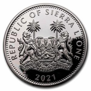 Sierra Leone / Silver Ounce 2021 Lion on the Rock - obverse photo