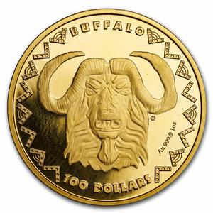 Sierra Leone / Gold Ounce 2023 Big Five - Buffalo - reverse photo