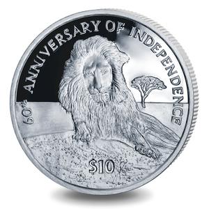 Sierra Leone / Silver Ounce 2021 60th Anniversary of Independence - obverse photo