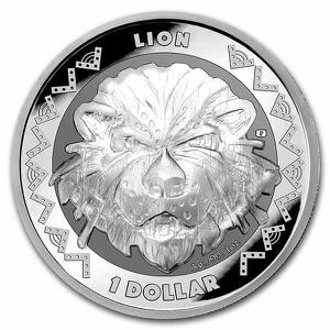 Sierra Leone / Silver Ounce 2022 Big Five - Lion - reverse photo
