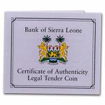 Silver Ounce 2021 Lion on the Rock: Photo Coin, Sierra Leone, Silver Ounce 2021 Lion on the Rock / thumbnail