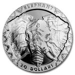 Silver Two Ounces 2019 Elephant: Photo Coin, Sierra Leone, Silver Two Ounces 2019 Elephant / thumbnail