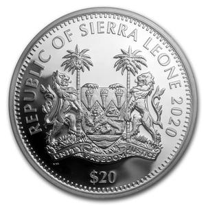 Sierra Leone / Silver Two Ounces 2020 Lion - obverse photo