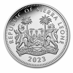 Sierra Leone / Silver Two Ounces 2023 Egyptian Gods - Isis - obverse photo