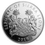 Silver Two Ounces 2019 Leopard: Photo Coin, Sierra Leone, Silver Two Ounces 2019 Leopard / thumbnail