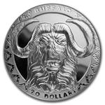 Silver Two Ounces 2019 Buffalo: Photo Coin, Sierra Leone, Silver Two Ounces 2019 Buffalo / thumbnail