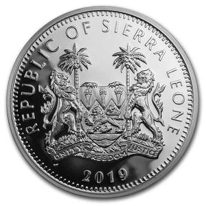 Sierra Leone / Silver Two Ounces 2019 Buffalo - obverse photo