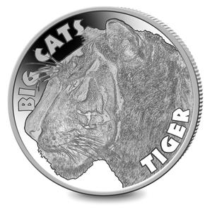 Sierra Leone / One Dollar 2020 Big Cats - Tiger - reverse photo
