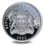 Silver Two Ounces 2022 Giraffe: Photo Coin, Sierra Leone, Silver Two Ounces 2022 Giraffe / thumbnail