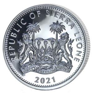 Sierra Leone / Silver Ounce 2021 Anniversary of Independence - obverse photo