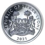 Silver Ounce 2021 Anniversary of Independence: Photo Coin, Sierra Leone, Silver Ounce 2012 Anniversary of Independence / thumbnail