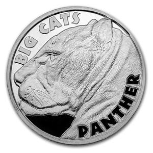 Sierra Leone / Silver Two Ounces 2020 Panther - reverse photo