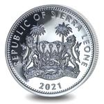 Silver Ounce 2021 60th Anniversary of Independence: Photo Coin, Sierra Leone, Silver Ounce 2021 60th Anniversary of Independence / thumbnail