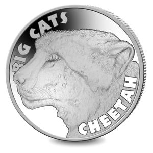 Sierra Leone / One Dollar 2020 Big Cats - Cheetah - reverse photo