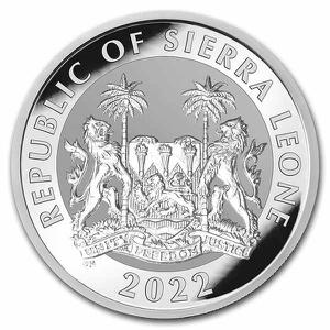 Sierra Leone / Silver Ounce 2022 Big Five - Lion - obverse photo